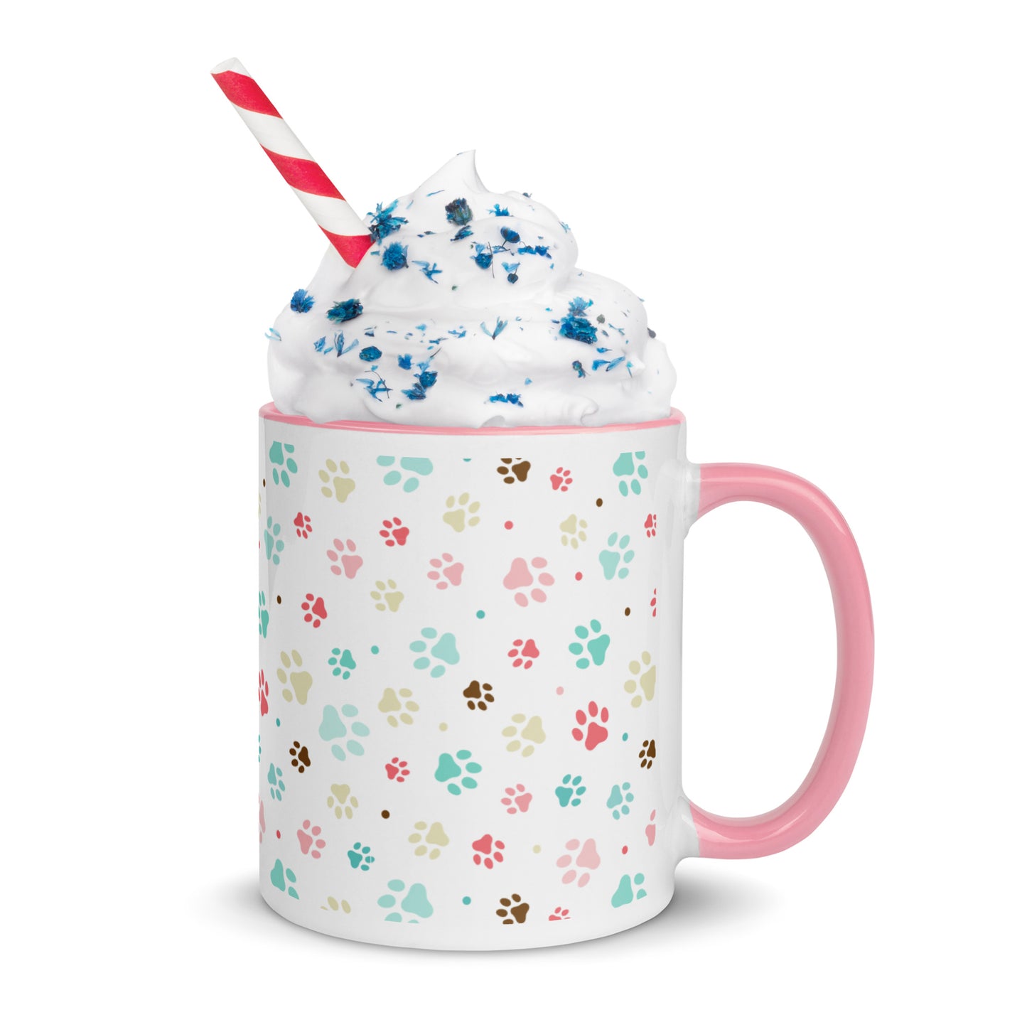 Paws - White Mug w/ Color