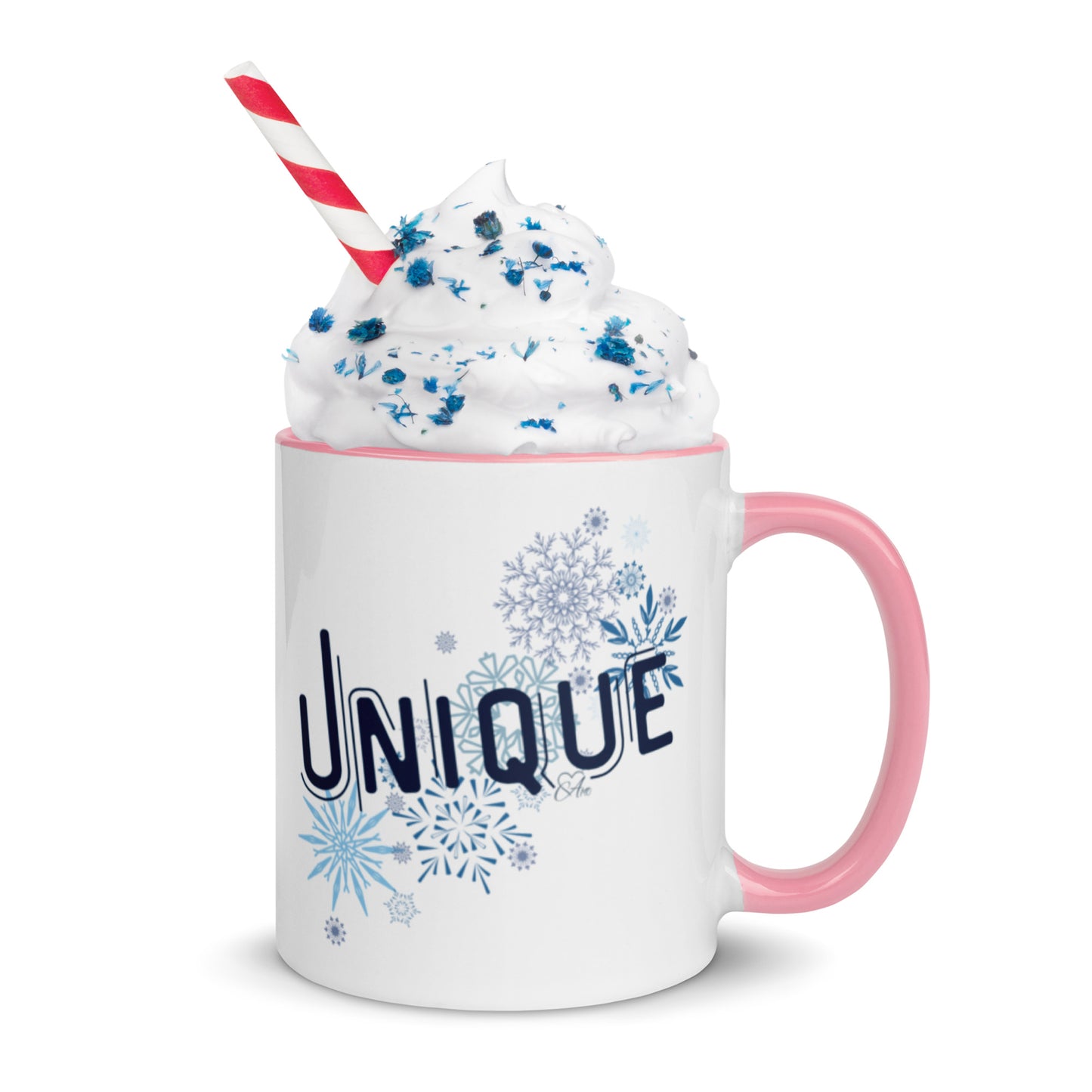 Unique - White Mug w/ Color