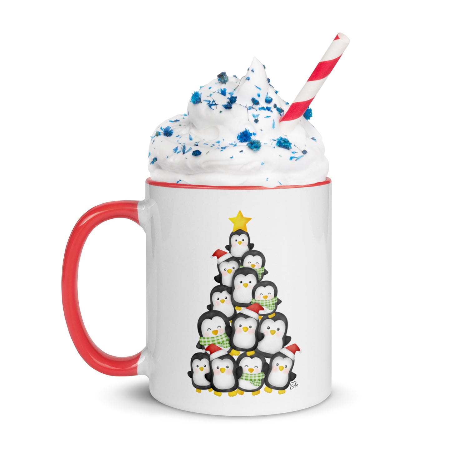 Penguin - White Mug w/ Color