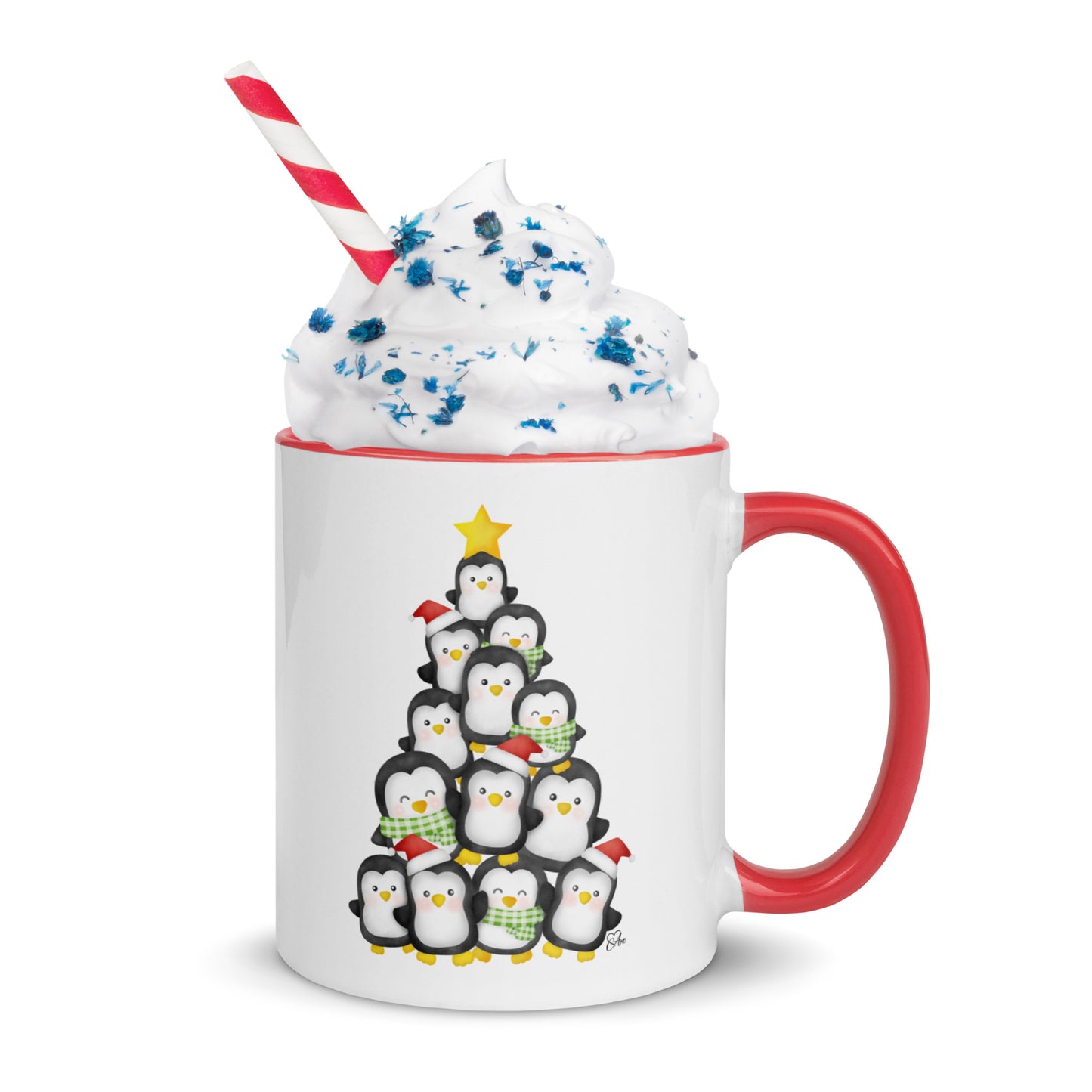 Penguin - White Mug w/ Color