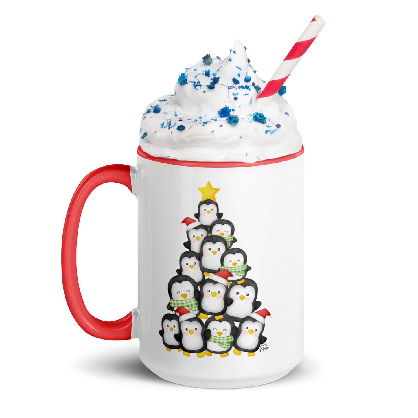 Penguin - White Mug w/ Color
