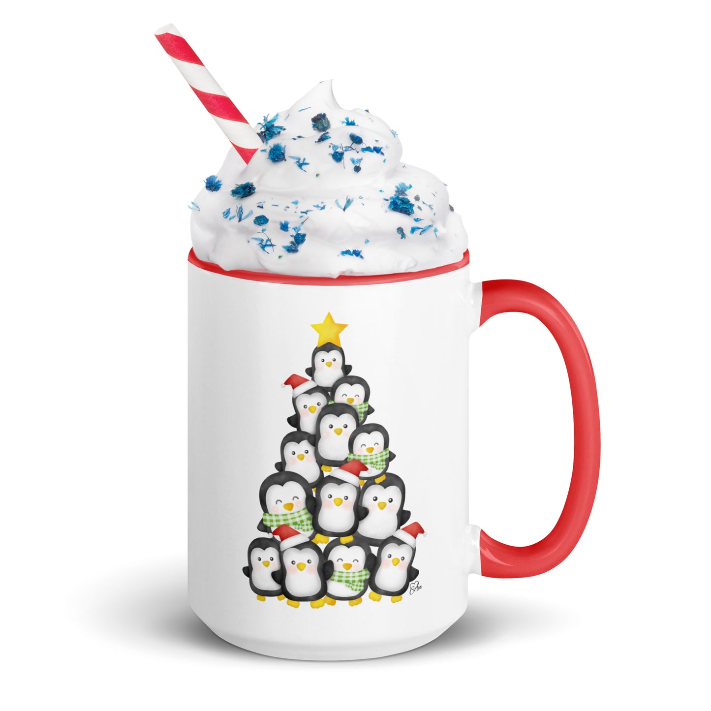 Penguin - White Mug w/ Color