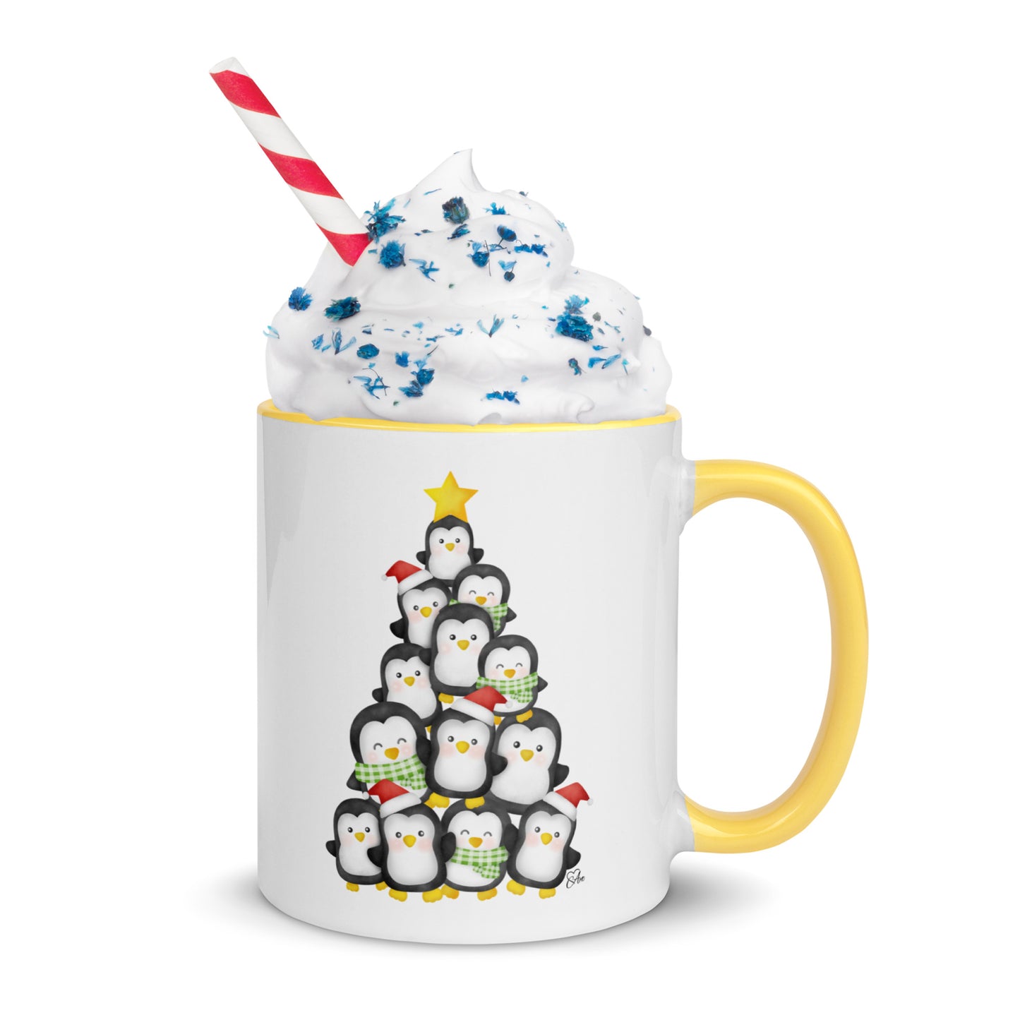 Penguin - White Mug w/ Color