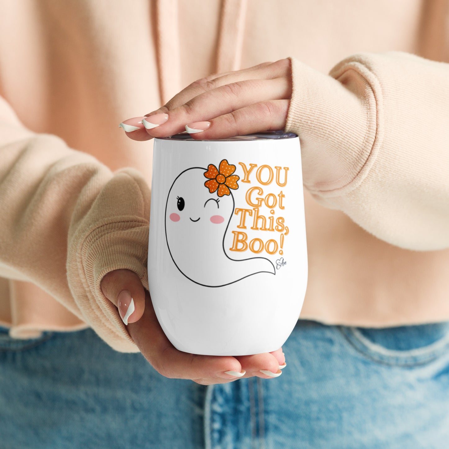 Boo - Wine Tumbler