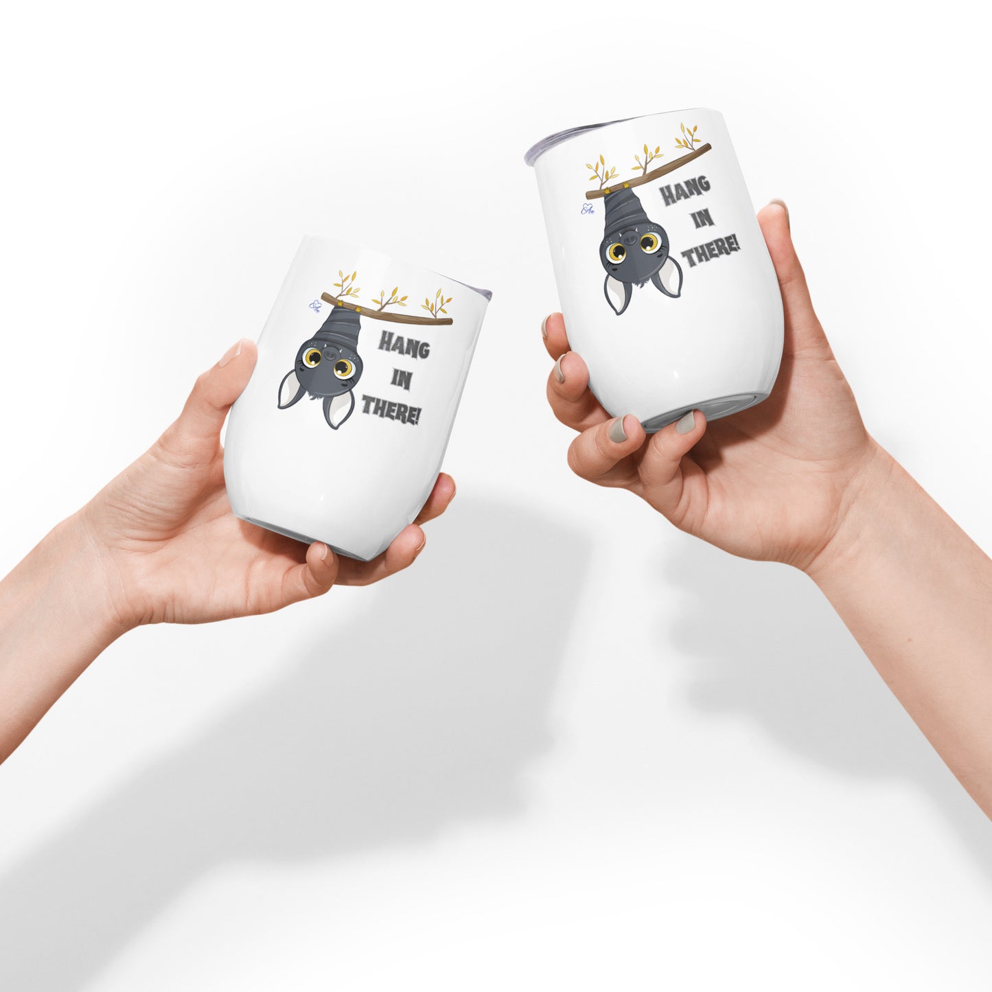 Hang in There - Wine Tumbler