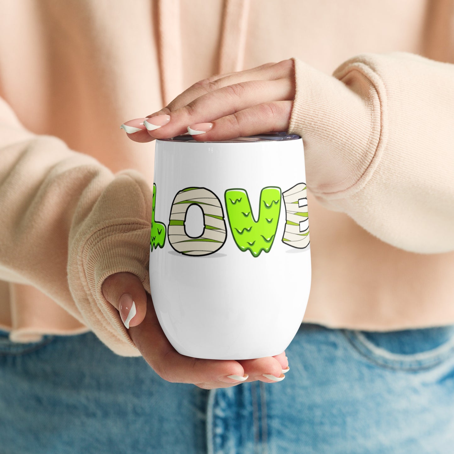 Monster Love - Wine tumbler