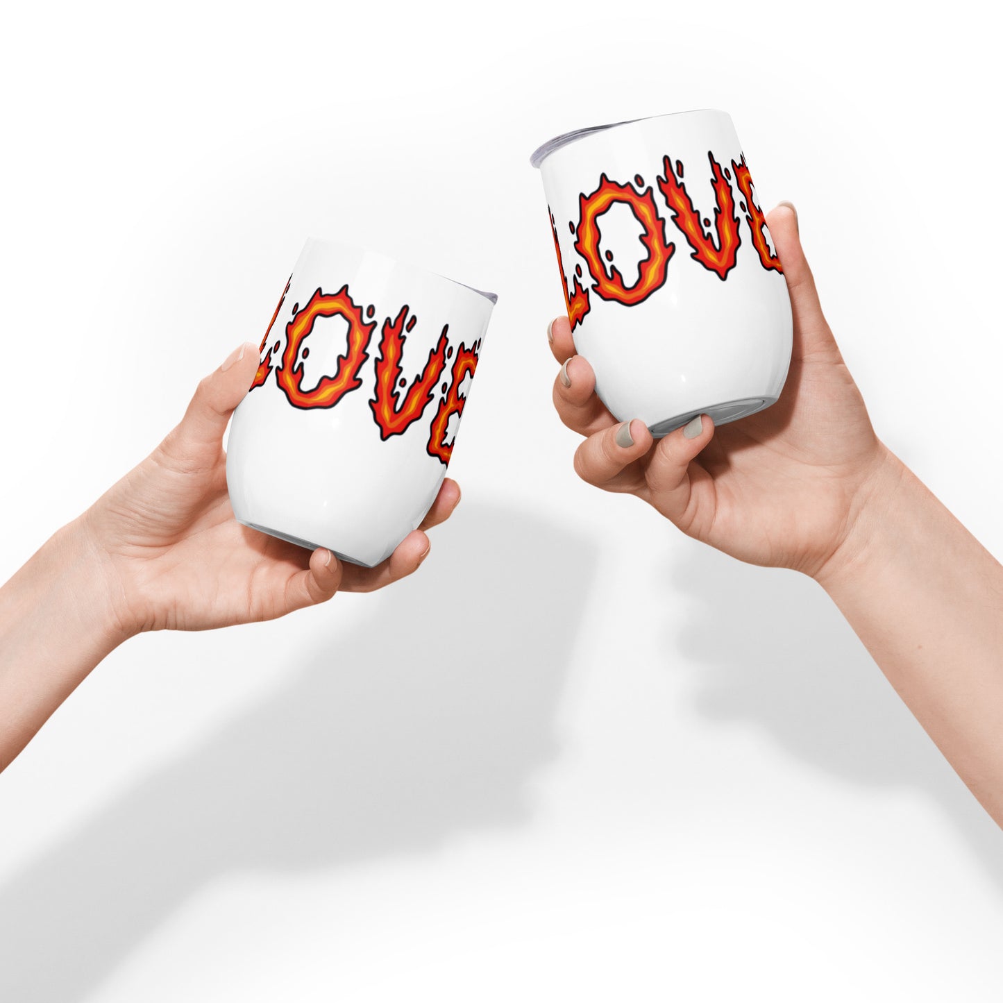 Burning Love - Wine tumbler