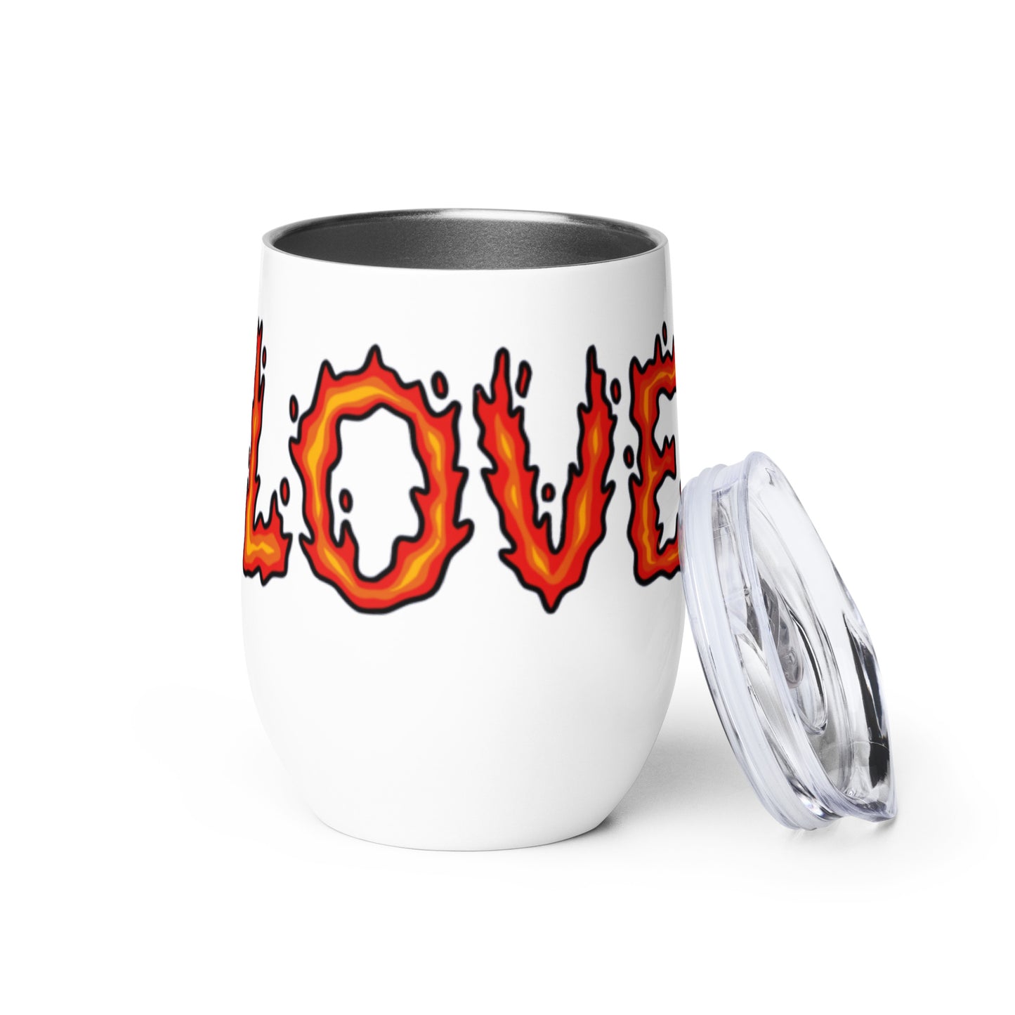 Burning Love - Wine tumbler