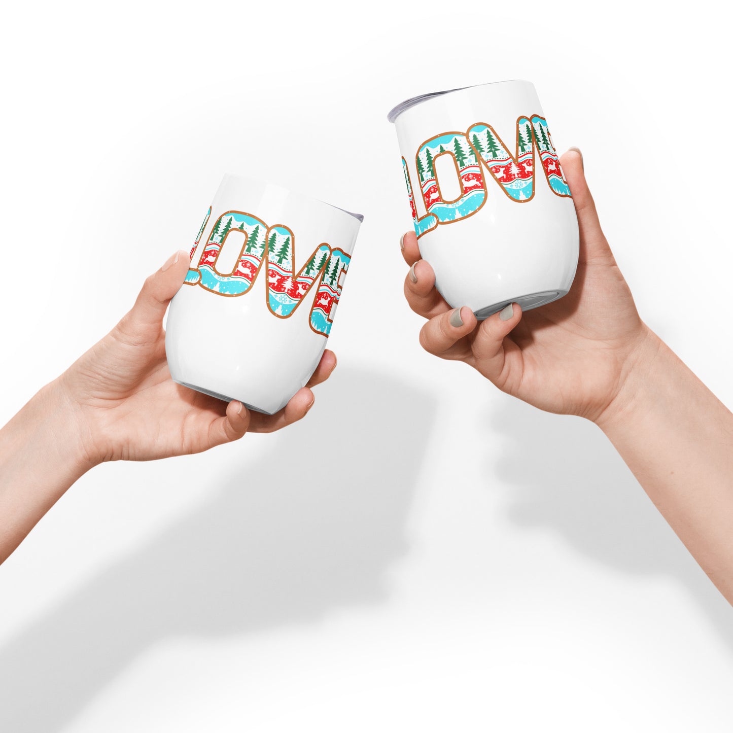 Holiday Love - Wine tumbler
