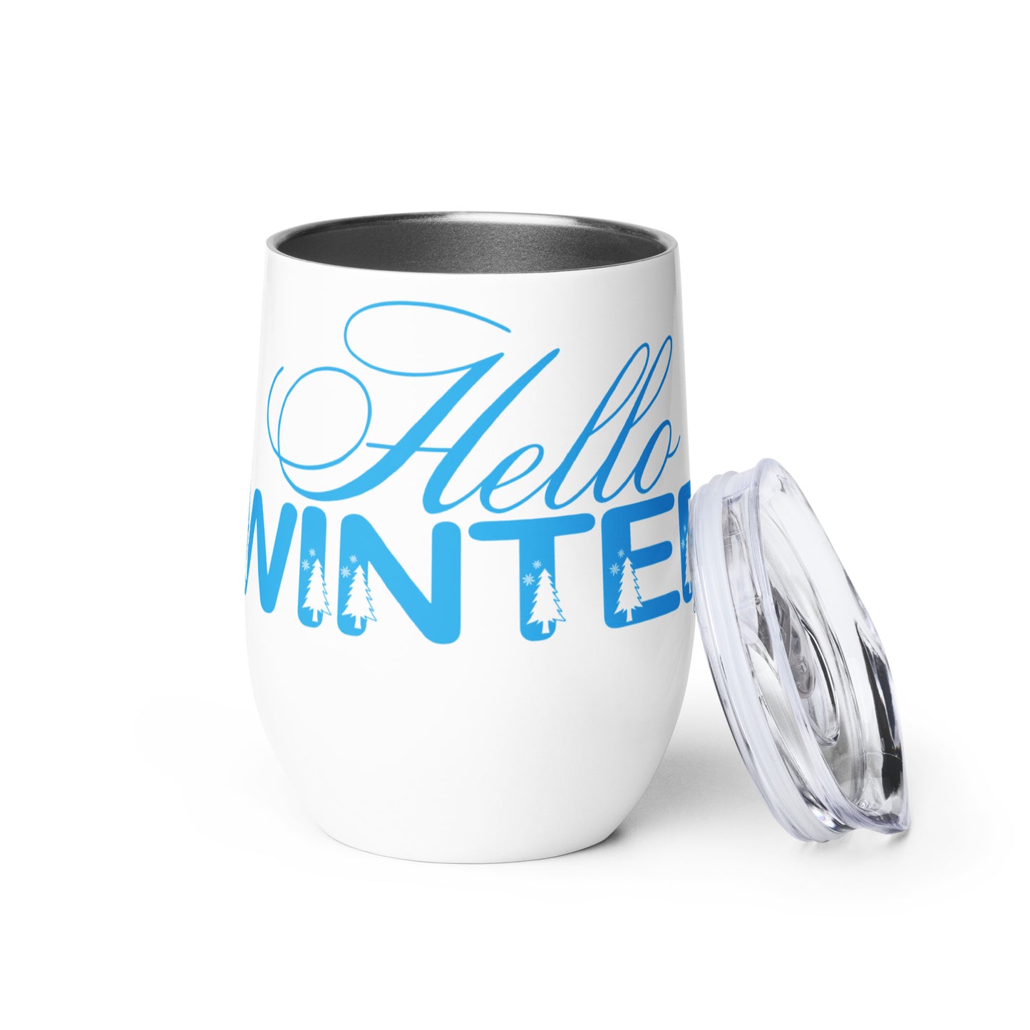 Hello Winter - Wine tumbler