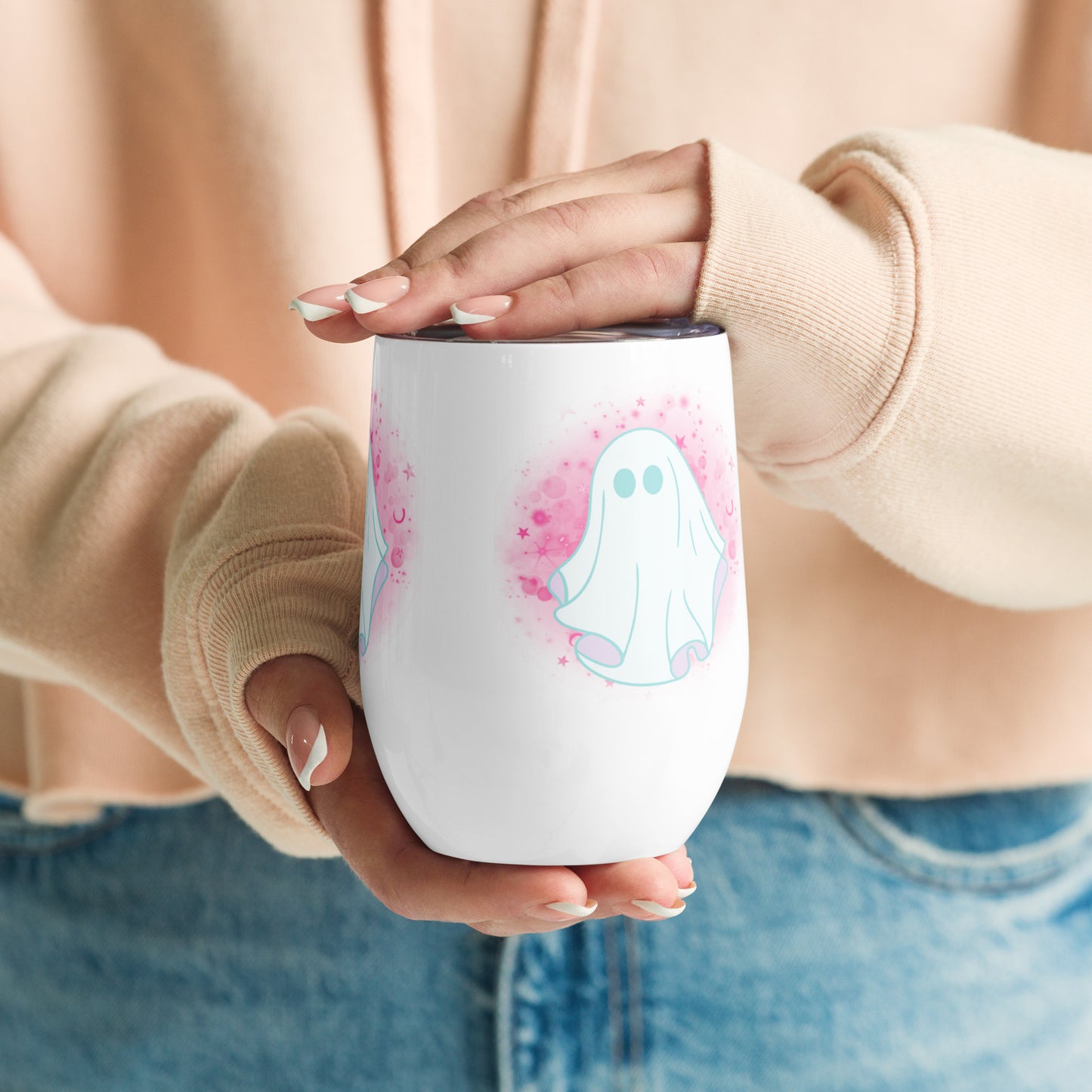 Pastel Ghost - Wine Tumbler